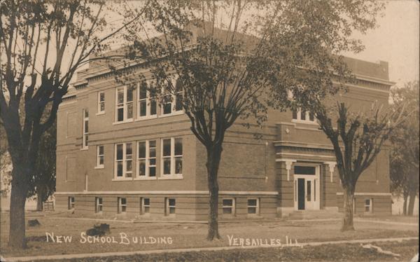 New School Building Versailles Illinois