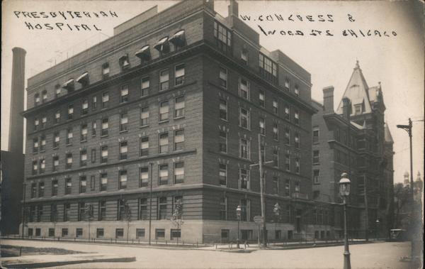 Presbyterian Hospital, West Congress & Wood Streets Chicago Illinois