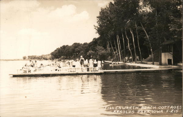 Fillenwarth Beach Cottages Arnolds Park Iowa