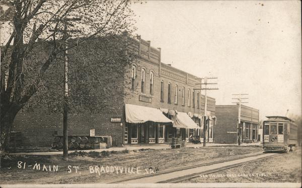 Main Street - Street Car Braddyville Iowa