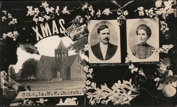Xmas Greetings from M.E. Church Colo Iowa