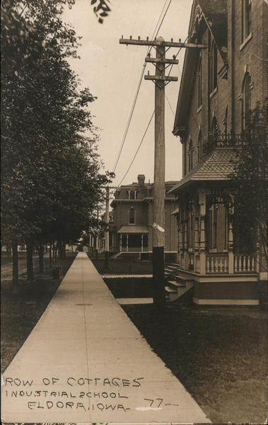 Row of Cottages, Industrial School Eldora Iowa
