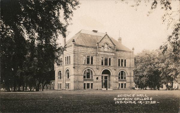 Science Hall, Simpson College Indianola Iowa