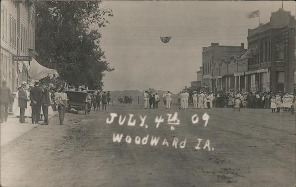 Fourth of July 1909 Woodward Iowa
