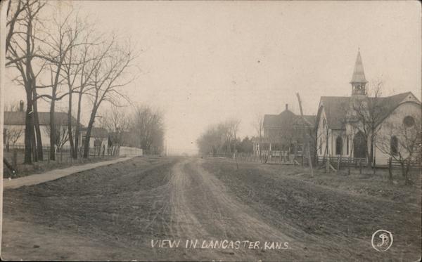 Street in Lancaster Kansas