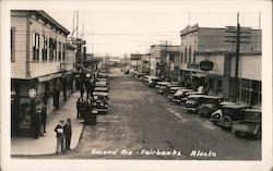 Second Avenue Fairbanks, AK Postcard Postcard Postcard