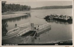 Highway 62 & 101 Ferry Postcard