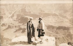 A Couple at the Grand Canyon Postcard