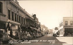 Morley Avenue and Gateway to Old Mexico Postcard