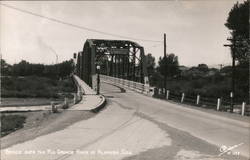 Bridge Over the Rio Grande River Postcard