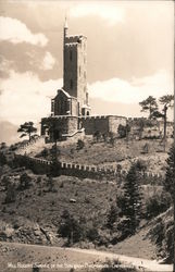 Will Rogers' Shrine of the Sun from Boradmoor Postcard
