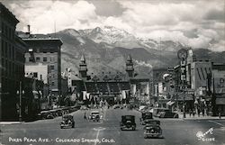 Pikes Peak Avenue Postcard