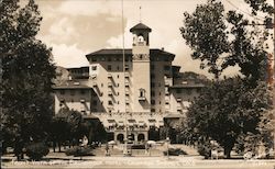 Front Vista of the Broadmoor Hotel Colorado Springs, CO Postcard Postcard Postcard