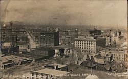 View fo Business District from State House Dome Postcard