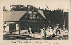 Manitou Station at the Foot of Pike's Peak Postcard