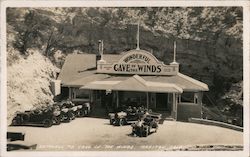 Entrance to Cave of the Winds Postcard