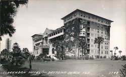 Clarendon Hotel Daytona Beach, FL Postcard Postcard Postcard