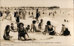 Bathing in the Gulf of Mexico Postcard
