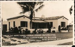 Model Home, Modern Spanish Architecture Postcard