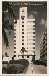 St Moritz Hotel, Collins Avenue Miami Beach, FL Postcard Postcard Postcard