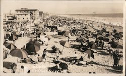 Hermosa Beach Scene Postcard