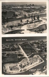 Park View Island Landing, Municipal Golf Course and Beach Postcard