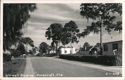 Street SCene Postcard