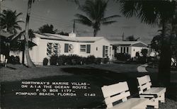Northway's Marine Villas Pompano Beach, FL Postcard Postcard Postcard