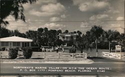 Northway's Marine Villas Postcard