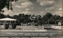 Northway's Marine Villas Pompano Beach, FL Postcard Postcard Postcard