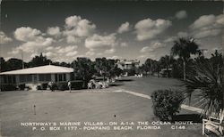 Northway's Marine Villas Pompano Beach, FL Postcard Postcard Postcard