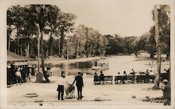 Glass Bottom Boat Landing Postcard