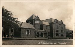 Bernice P. Bishop Museum Founded 1889 Postcard