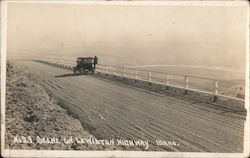 Scene on Lewiston Highway Postcard