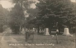 A View in Hopeland Cemetery Postcard