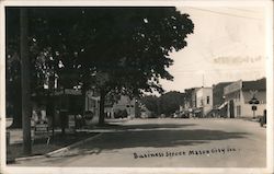 Business Street Postcard