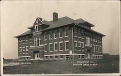 Roanoke High School Illinois Postcard Postcard Postcard