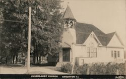 Universalist Church Stockton, IL Postcard Postcard Postcard