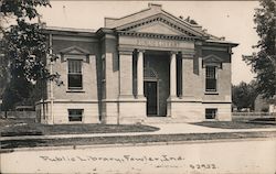 Public Library Fowler, IN CR Childs Postcard Postcard Postcard