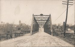 View of Bridge Monticello, IN C.R. Childs Postcard Postcard Postcard