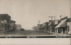 No. 7, Main St., Riverton, Iowa Postcard