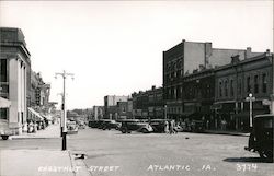 Chestnut Street Atlantic, IA Postcard Postcard Postcard