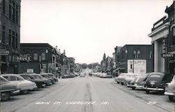 Main Street Cherokee, IA Postcard Postcard Postcard