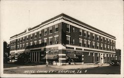 Hotel Conley Hampton, IA Postcard Postcard Postcard
