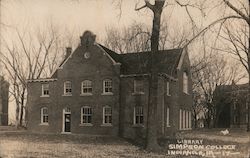 Library, Simpson College Indianola, IA Postcard Postcard Postcard