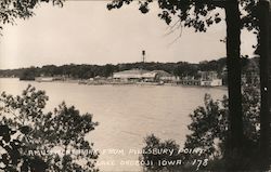 Amusement Park from Pillsbury Point, Lake Okoboji Postcard