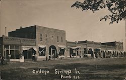 College Springs, IA Iowa Postcard Postcard Postcard