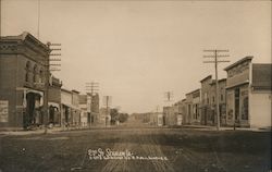 Second Street Schaller, IA Postcard Postcard Postcard