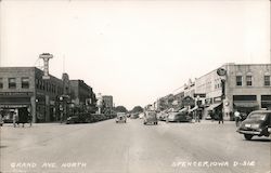 Grand Avenue, North, Spencer, Iowa D-312 Postcard Postcard Postcard