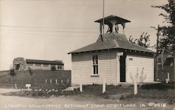 Epworth Hall and Office, Methodist Camp Spirit Lake, IA Postcard Postcard Postcard